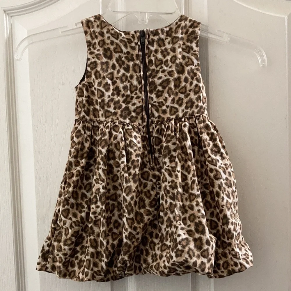 FINAL MARKDOWN Girls 1989 place bubble bottom animal print dress 2t